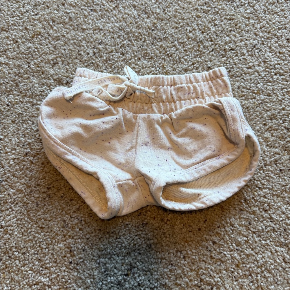 Jamie Kay Cream Speckled Shorts